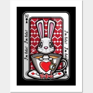 White Rabbit Posters and Art